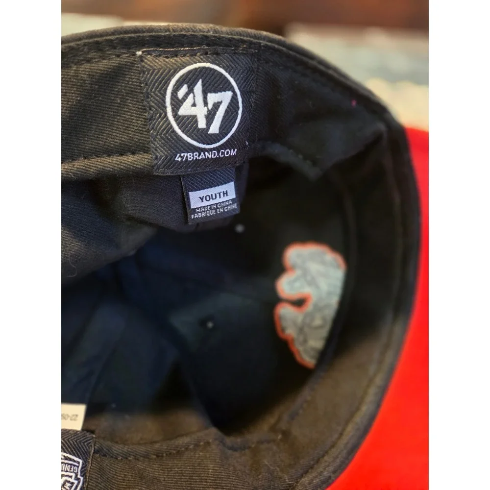😎Norfolk Tides 47 Brand Youth Baseball Cap Minor League‎ Baseball  Adjustable